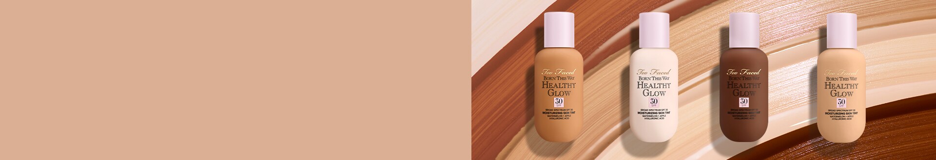 women holding foundation bottle