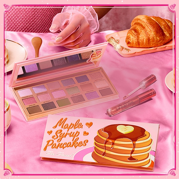 Maple Syrup Pancakes Eye Shadow Palette and Lip Injection Lip Gloss