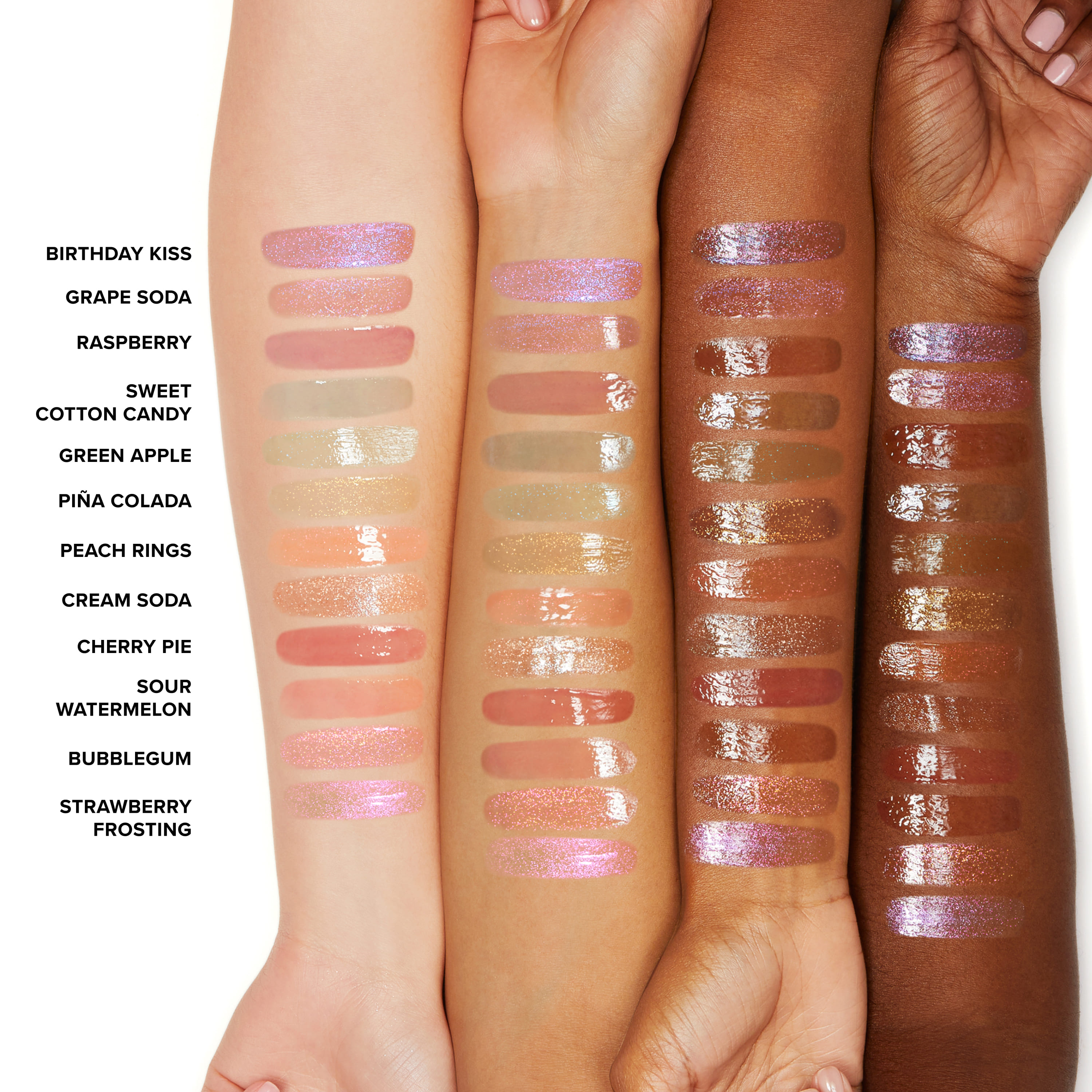 Kissing Jelly Hydrating Lip Oil Gloss, Strawberry Frosting, NET WT. 0.15 OZ. / 4.50 mL