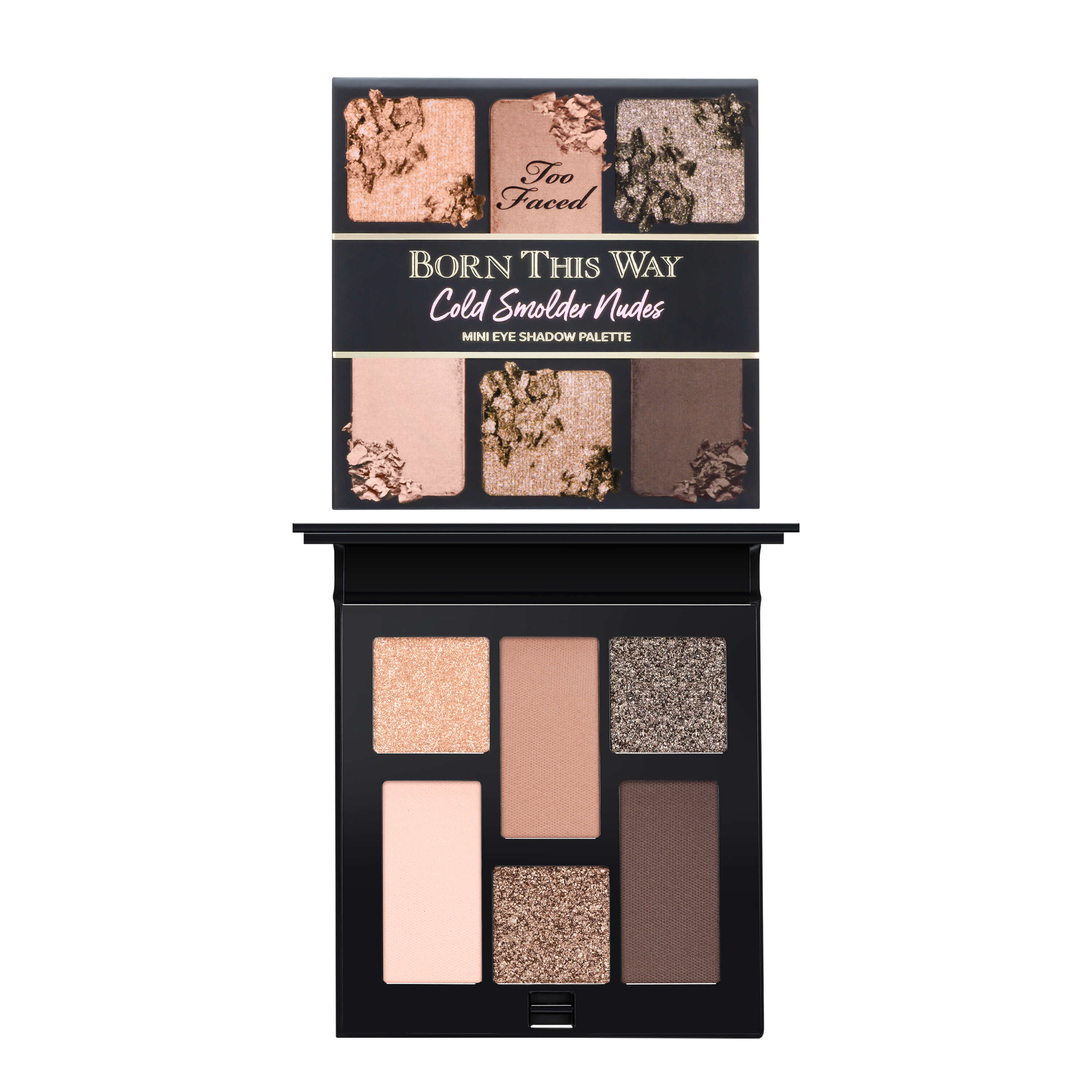 Born This Way Natural Nudes Mini Eye Shadow Palette, Cold Smolder Nudes, NET WT. 0.20 OZ. / 5.70 g