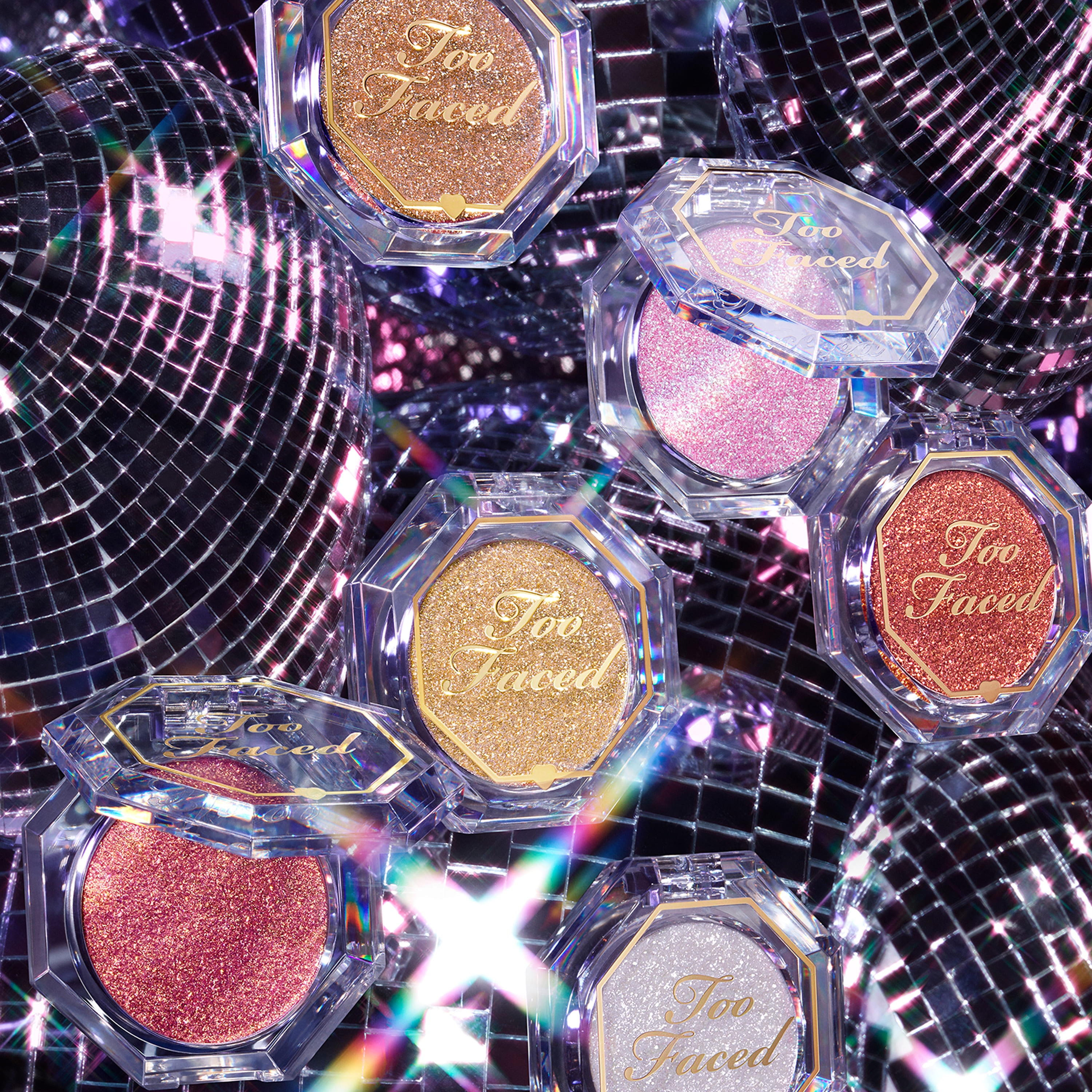 Disco Crush High Shine Glitter Eye + Face Sparkle, Heart Eyes, NET WT. 0.05 OZ. / 1.5 g
