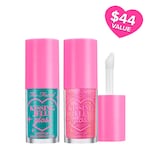 Kissing Jelly Lip Oil Gloss Set: Bubblegum & Sweet Cotton Candy