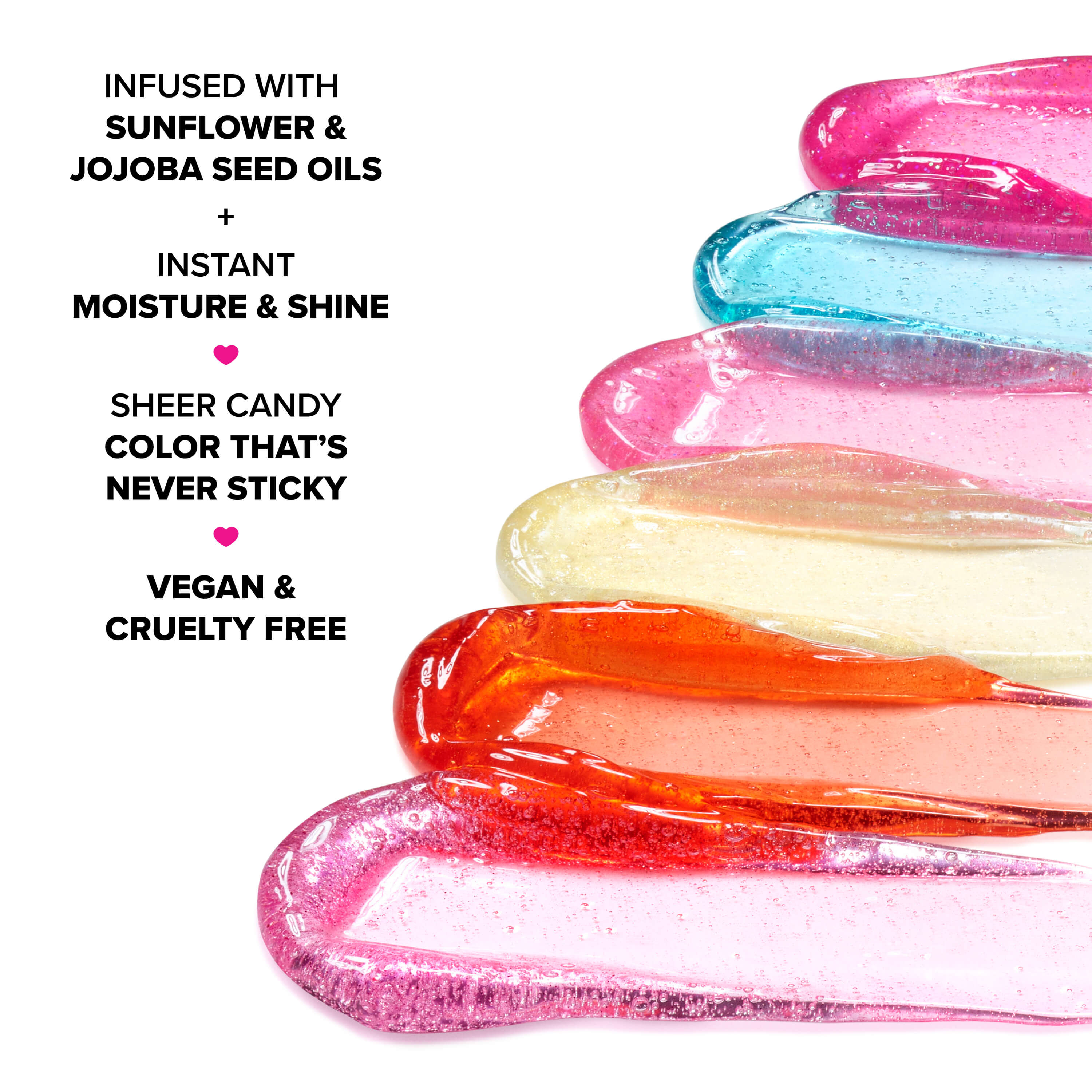 Kissing Jelly Lip Oil Gloss Set: Bubblegum & Sweet Cotton Candy