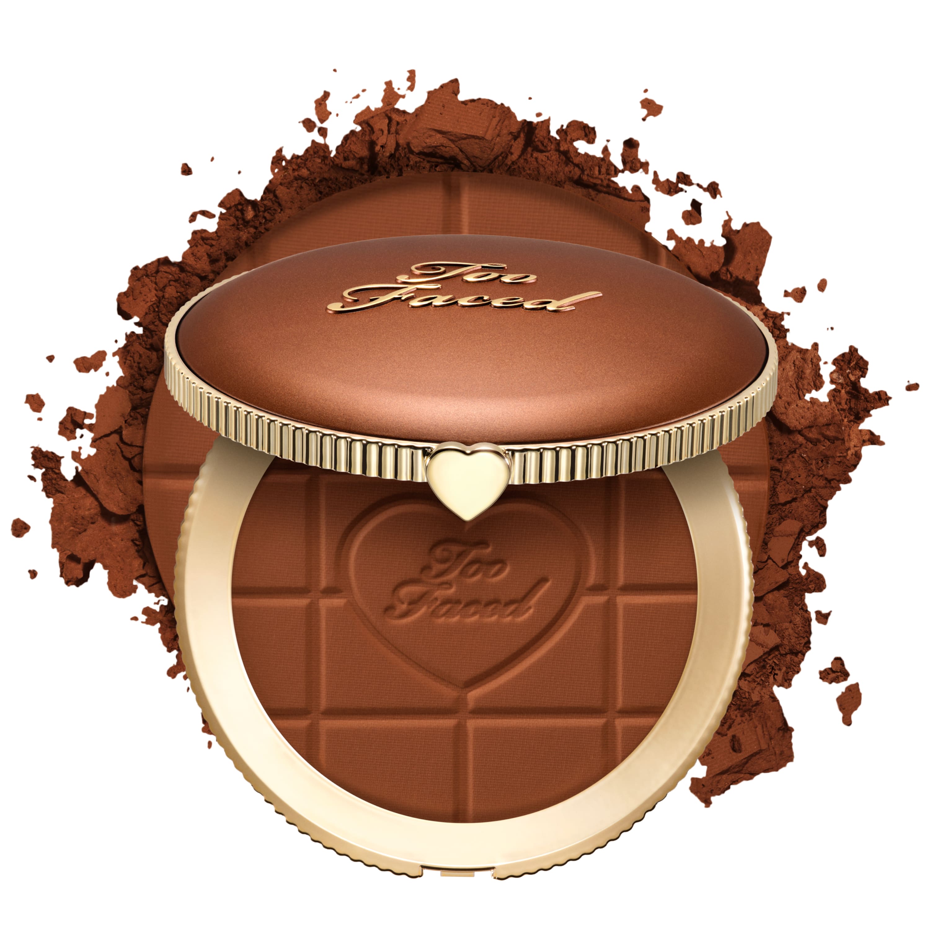Chocolate Soleil Matte Blurring Bronzer, Milk Chocolate, NET WT. 0.28 OZ. / 8.0 g