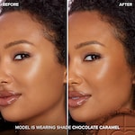 Chocolate Soleil Matte Blurring Bronzer, Milk Chocolate, NET WT. 0.28 OZ. / 8.0 g