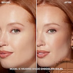 Travel Size Chocolate Soleil Matte Blurring Bronzer, Chocolate Soleil, NET WT. 0.07 OZ. / 2.0 g