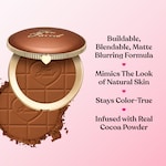 Travel Size Chocolate Soleil Matte Blurring Bronzer, Chocolate Soleil, NET WT. 0.07 OZ. / 2.0 g