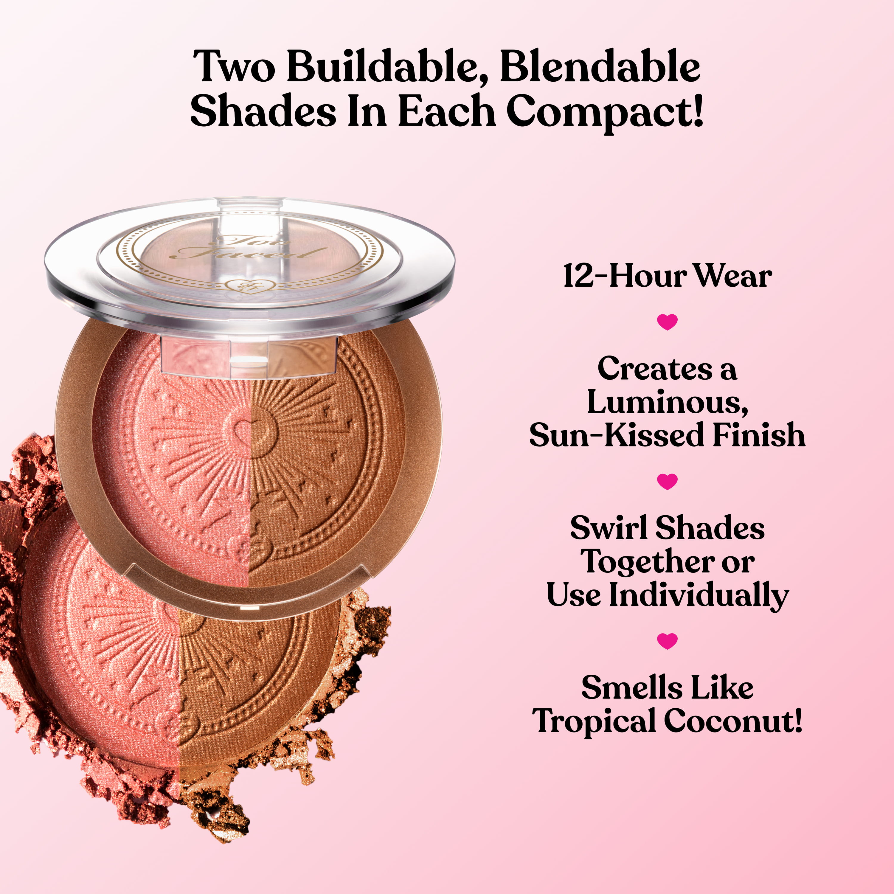 Sun Bunny Blushing Bronzer, Sun Bunny, NET WT. 0.28 OZ. / 8.0 g