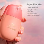 Peach Mist Hydrating Setting Spray, NET WT. 1.7 OZ. / 50.0 mL