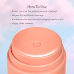 Primed & Peachy Hydrating Face Primer, NET WT. 1.0 OZ. / 30.0 mL