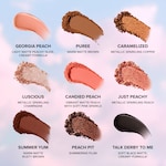 Sweet Peach Eye Shadow Palette, NET WT. 0.32 OZ. / 9.0 g
