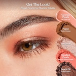 Sweet Peach Eye Shadow Palette, NET WT. 0.32 OZ. / 9.0 g