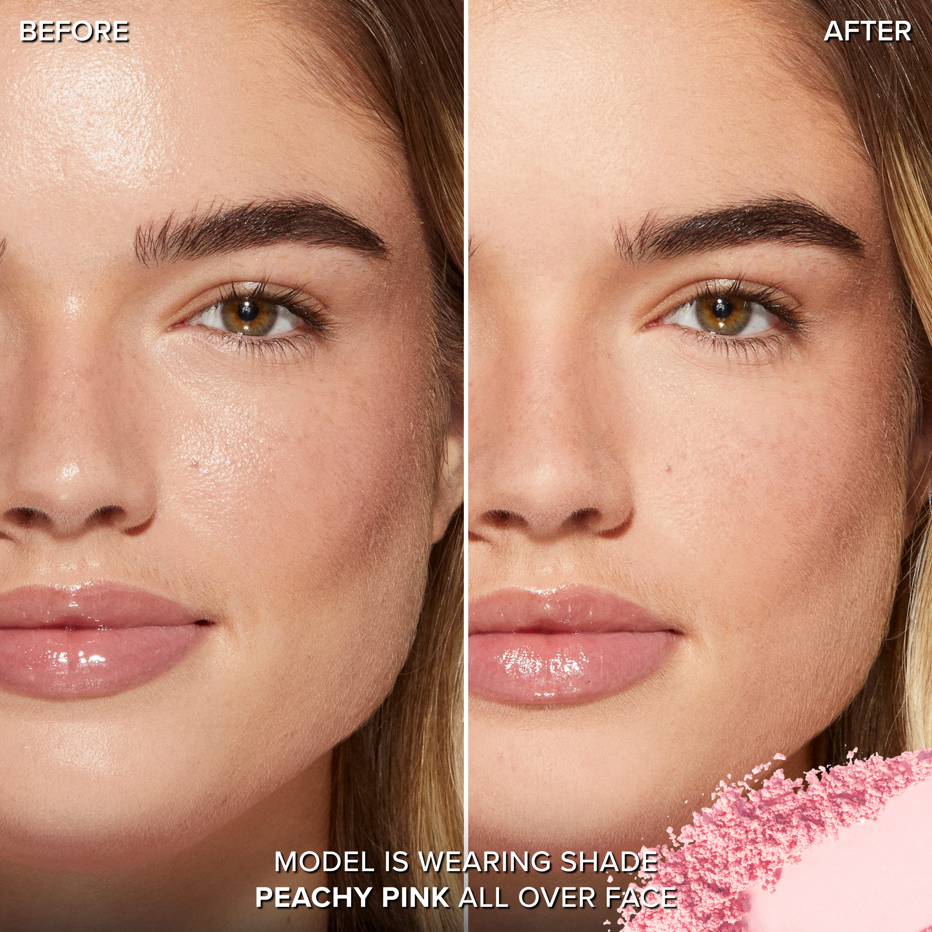 Peach Perfector Loose Setting Powder, Peachy Pink, NET WT. 0.5 OZ. / 15.0 g