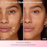 Born This Way Super Coverage Brighten & Correct Concealer, Pink, NET WT. 0.06 OZ. / 2.0 mL