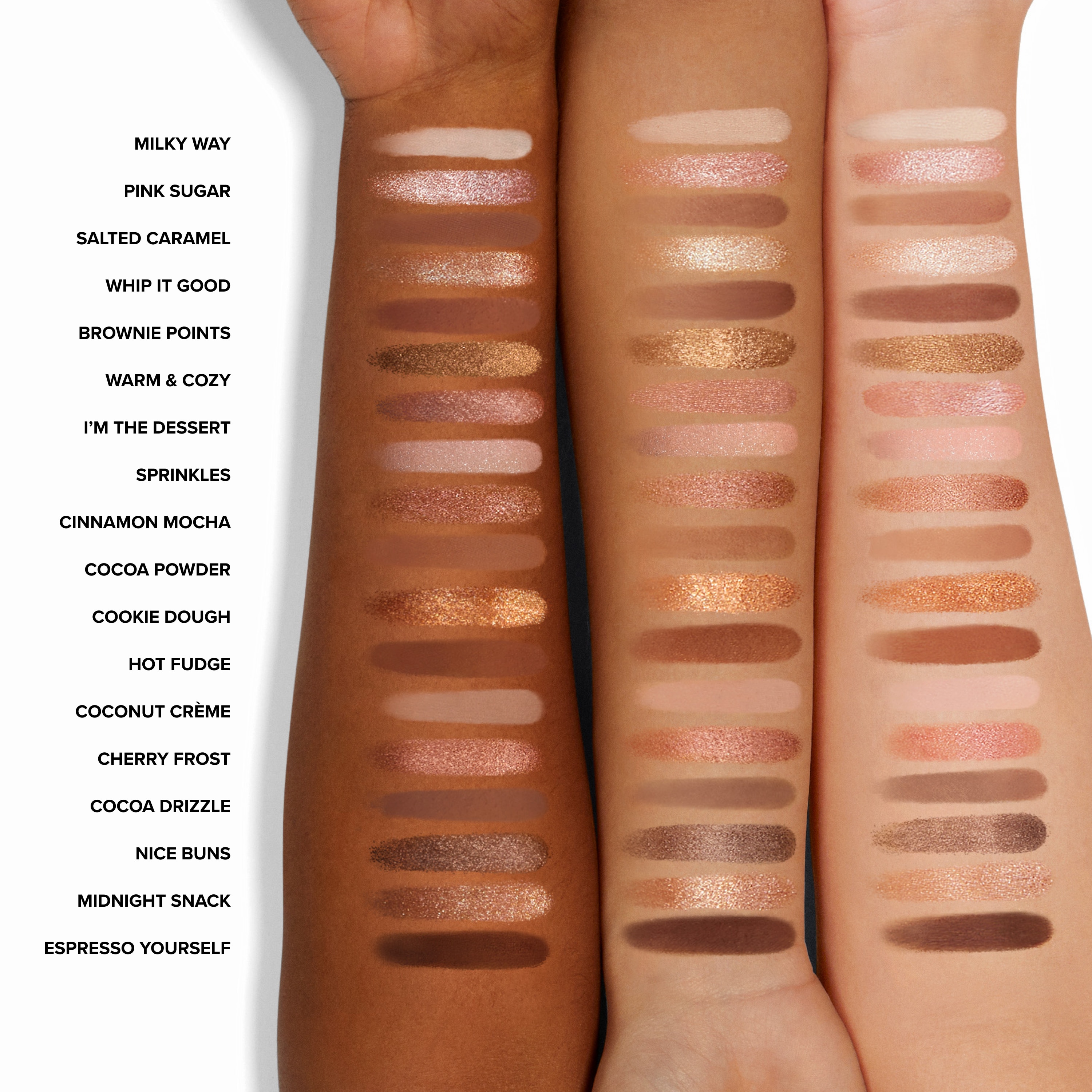 Chocolate Nudes Eye Shadow Palette, NET WT. 0.63 OZ. / 18.0 g