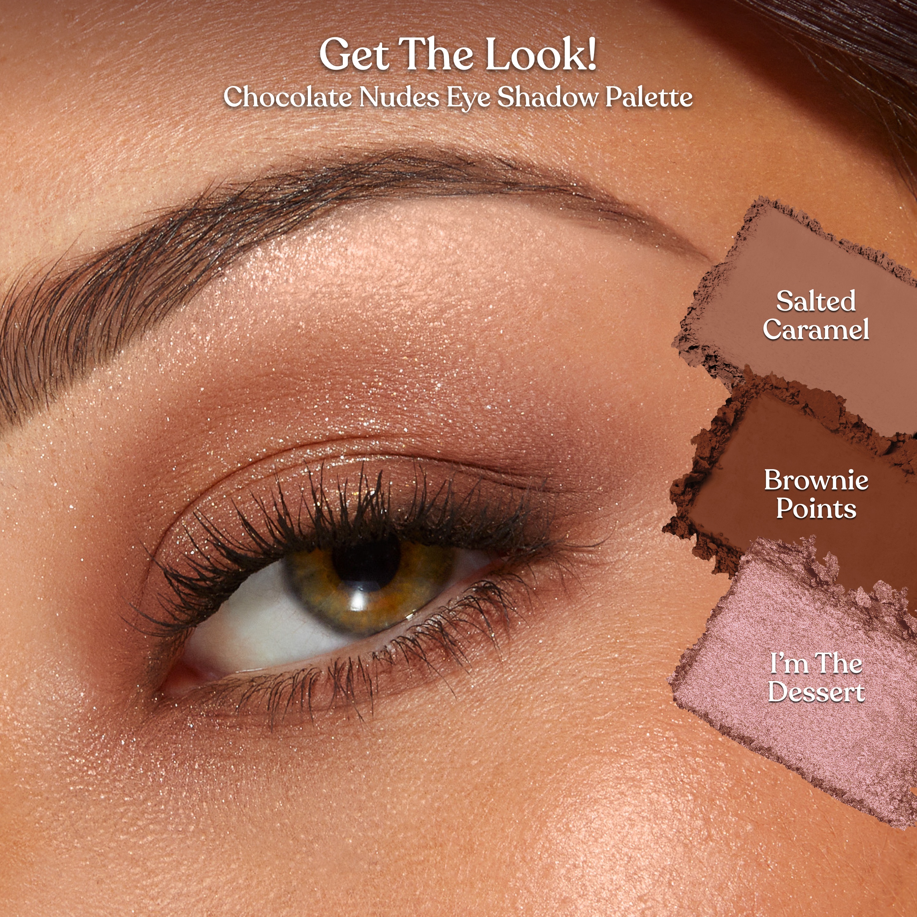 Chocolate Nudes Eye Shadow Palette, NET WT. 0.63 OZ. / 18.0 g