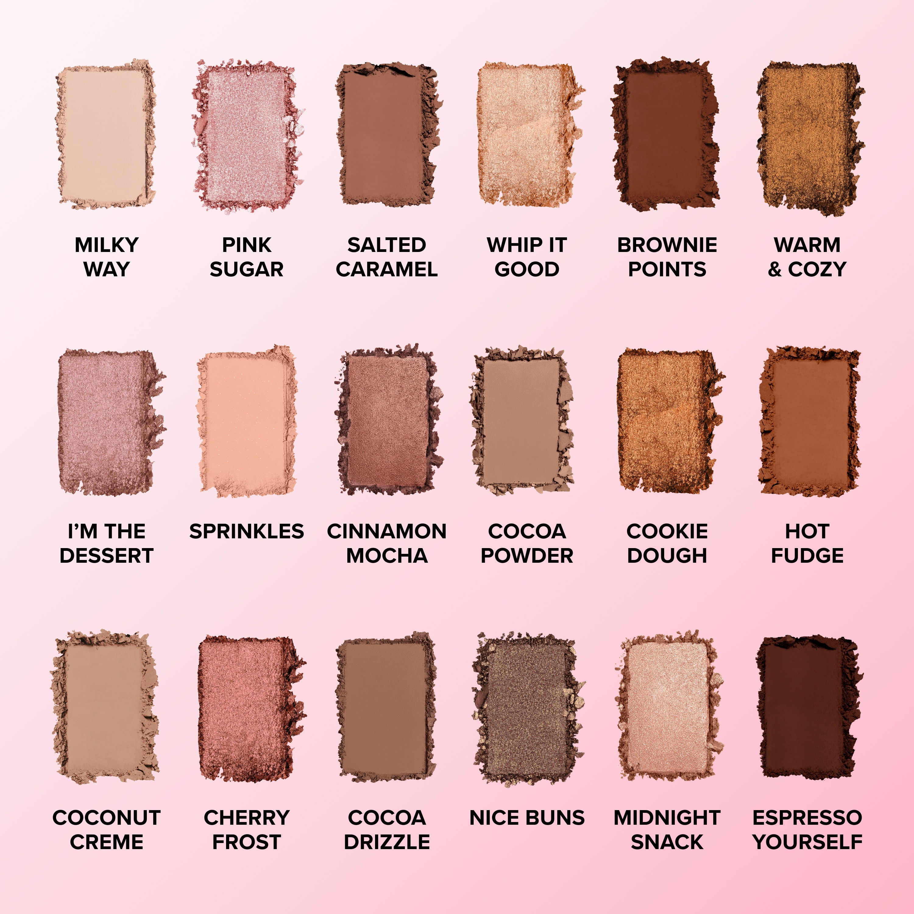 Chocolate Nudes Eye Shadow Palette, NET WT. 0.63 OZ. / 18.0 g