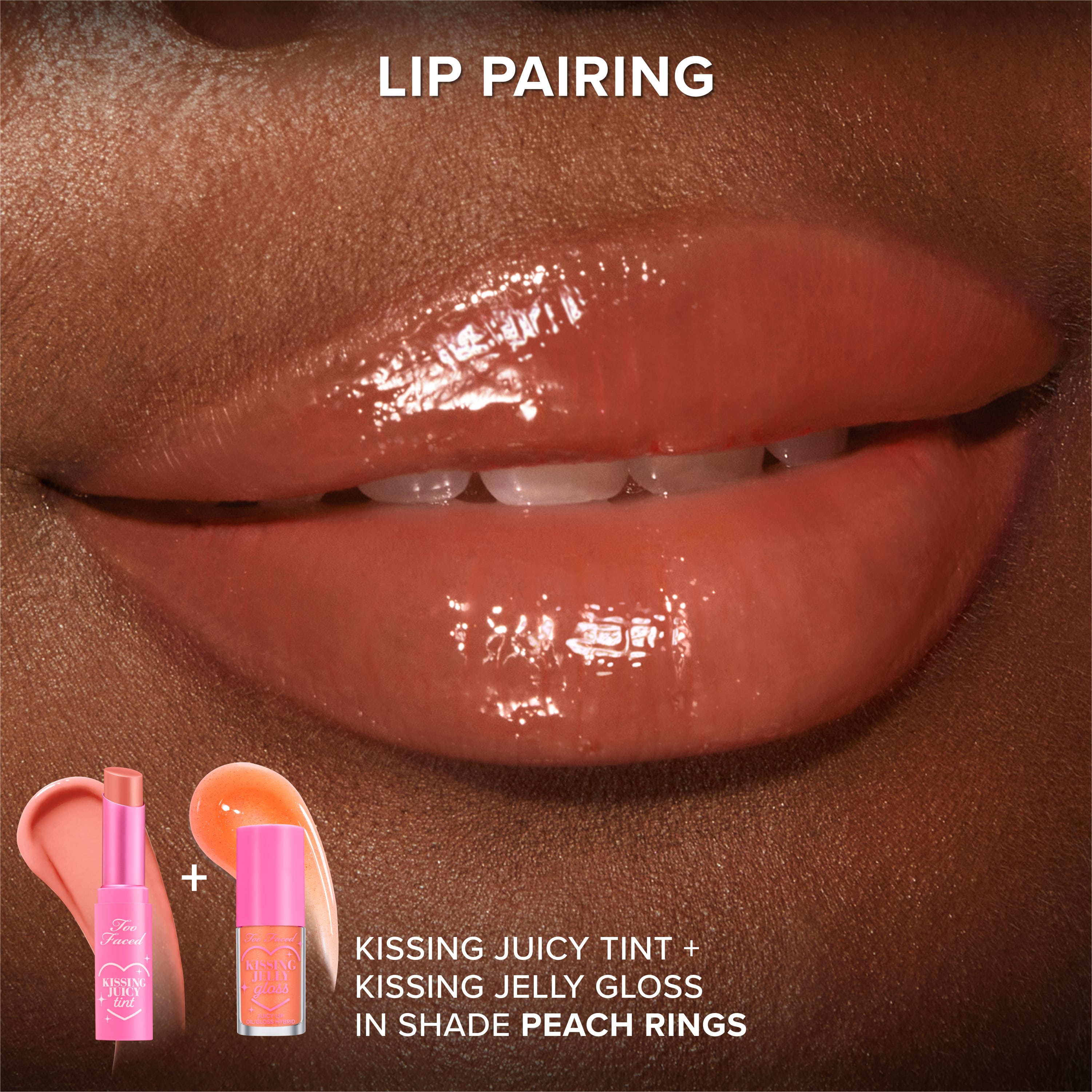 Tickled Peach Lip Tint & Gloss Set