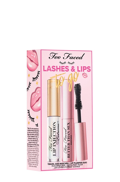 Lashes & Lips To Go: Travel Size Mascara & Lip Plumper Duo