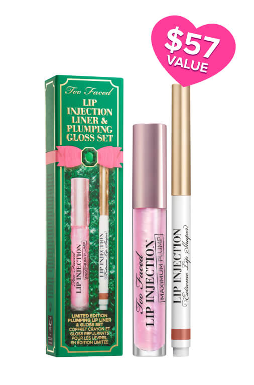 Lip Injection Plumping Lip Liner & Gloss Set