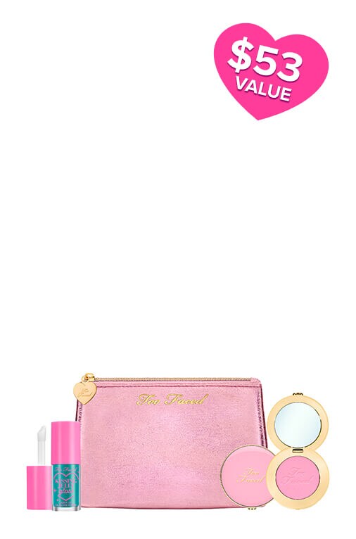 Sweetie Pie: Cloud Crush Blush & Kissing Jelly Lip Oil Set